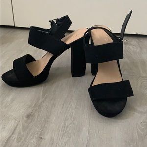 Brand new APT 9 black block heels